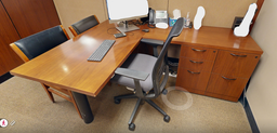 [#E6-3] L-shaped desk