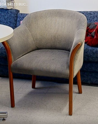 [#B12-31] Grey lounge chair
