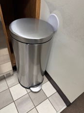 [#G4-68] STAINLESS STEEL TRASH CAN