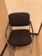 [#B8-157] BLACK SIDE CHAIR