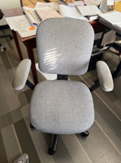 [#B13-191] LIGHT GREY TASK CHAIR