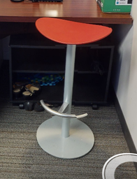 [#B1-8] Orange adjustable stool