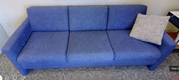 [#B6-15] 3 seat navy couch