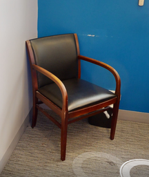 [#B9-3] Black guest chair