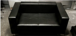 [#B12-12] Black square chair