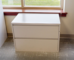 [#D6-13] 2D lateral filing cabinet, putty