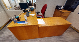 [#E6-5] desk - l-shaped