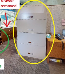 [#D10-8] filing cabinet - 4 drawer