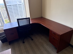 [#E6-58] 71x78x29 L SHAPE DESK