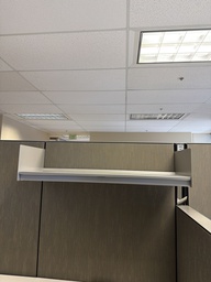 [#D23-91] 60x13x4 GREY OVER PANEL SHELF