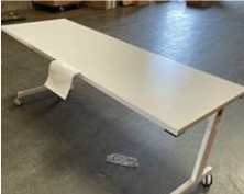 [#E10-17] Adj Table-White