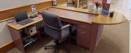 [#E6-15] Reception L-shaped desk