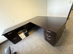 [#E6-1] 86X72X31 L-SHAPED DESK