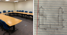 [#C7-93] U-shaped Conference table