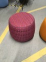 [#B11-19] ROUND FABRIC STOOL