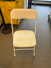 [#B4-25] WHITE STACK CHAIRS