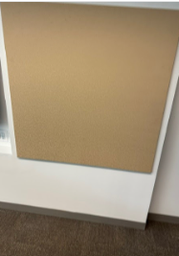 [#F1-78] WALL HUNG TACK BOARD