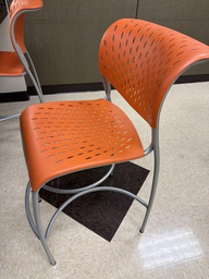 [#B1-188] ORANGE STOOL CHAIRS