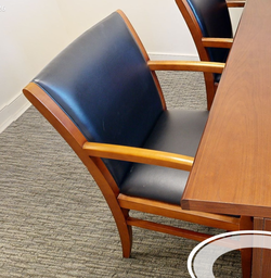 [#B9-4] Navy guest chair