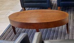 [#C3-8] Oval coffee table