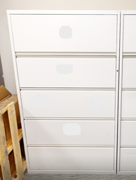 [#D12-9] 5D lateral filing cabinet, putty