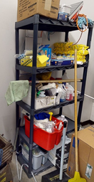 [#D14-19] 5 shelf plastic rack