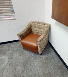 [#B12-24] Patterned Lounge Chair