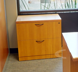 [#D19-7] Wooden Filing Cabinet