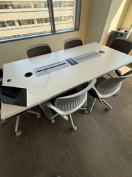 [#G3-22] CONFERENCE TABLE 36"W X 72"L W/POWER