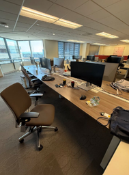[#A4-47] WORKSTATIONS - 28"D X 72"W DOUBLE SIDED -NO SCREENS