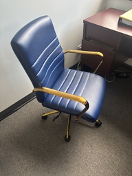 [#B5-19] Desk chair blue