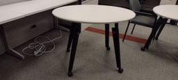 [#C20-52] Herman Miller Oval Table on Wheels, 42x30"