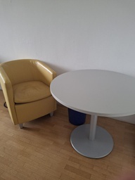 [#B12-64] Armchair - yellow leather