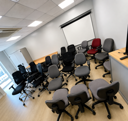 [#B12-Picture8] Task chairs (grey without arms)