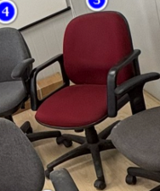 [#B13-Picture10] Task chairs (red)