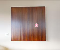 [#F0-21] Whiteboard in mounted wall cabinet