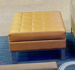 [#B11-8] Gold ottoman