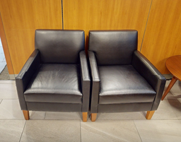 [#B12-6] Black Lounge chair