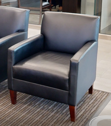 [#B12-5] Black lounge chair