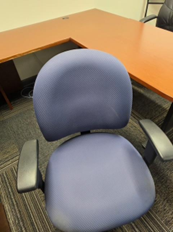 [#B13-32] BLUE TASK CHAIR