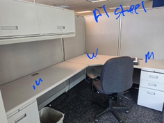 [#A3-64] 8'x6' ALLSTEEL WORKSTATIONS