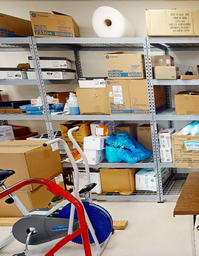 [#D14-14] Metal shelf