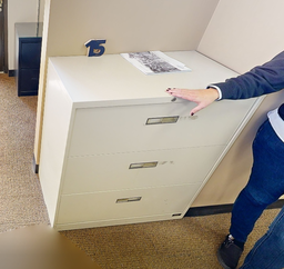 [#D8-13] 3D lateral filing cabinet