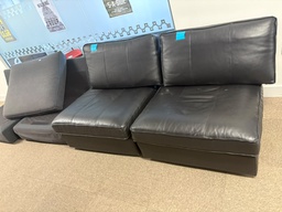 [#B6-22] Sofas single seater Black