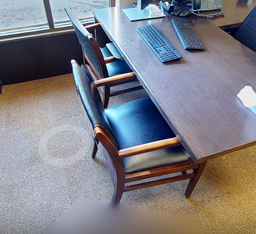 [#B9-3] Navy guest chair