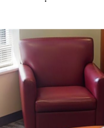 [#B12-16] lounge chair - red