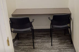 [#B4-19] stacking chairs - black