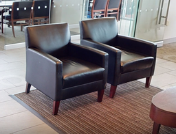 [#B12-3] Black lounge chair