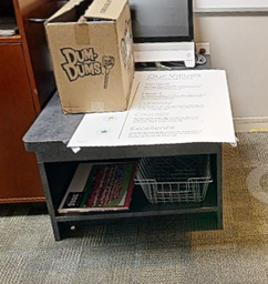 [#D20-7] Printer cabinet
