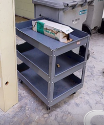 [#C1-36] Mobile cart 1 grey 1 blk 1 beige